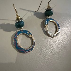 Vintage Laurel Burch earrings